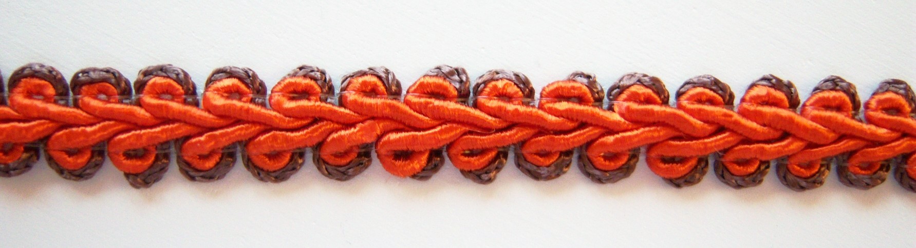 Orange/Brown 3/8" Gimp Braid