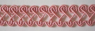 Pink Polyester 11/16" Braid
