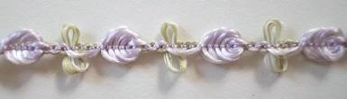Lilac/Sage 5/16" Rosebraid