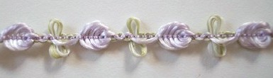 Lilac/Sage 5/16" Rosebraid