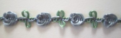 Misty/Mint 5/16" Rosebraid