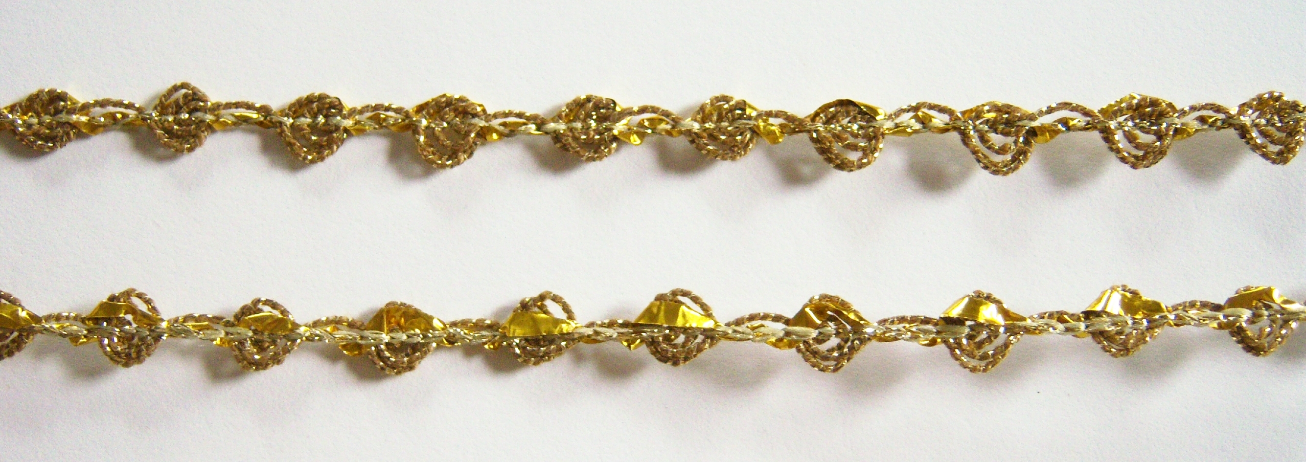 Antique Gold 5/16" Rosebraid