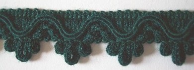 Green 3/4" Fancy Braid
