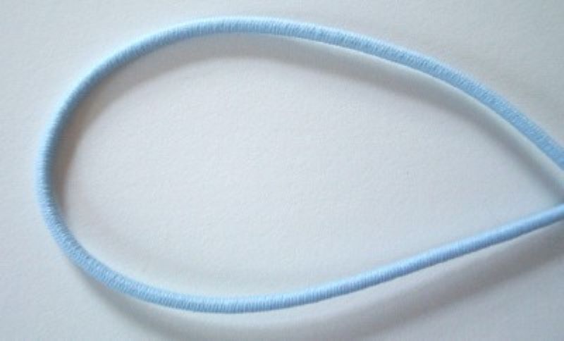 Lt Blue 3/32 Inch Cord Elastic