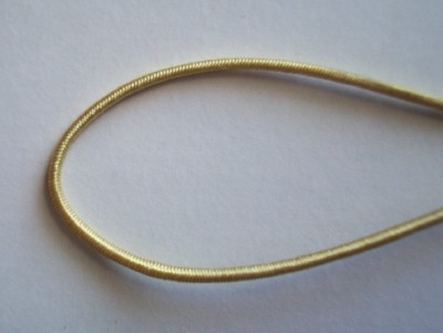 Old Gold 1/16 Inch Cord Elastic