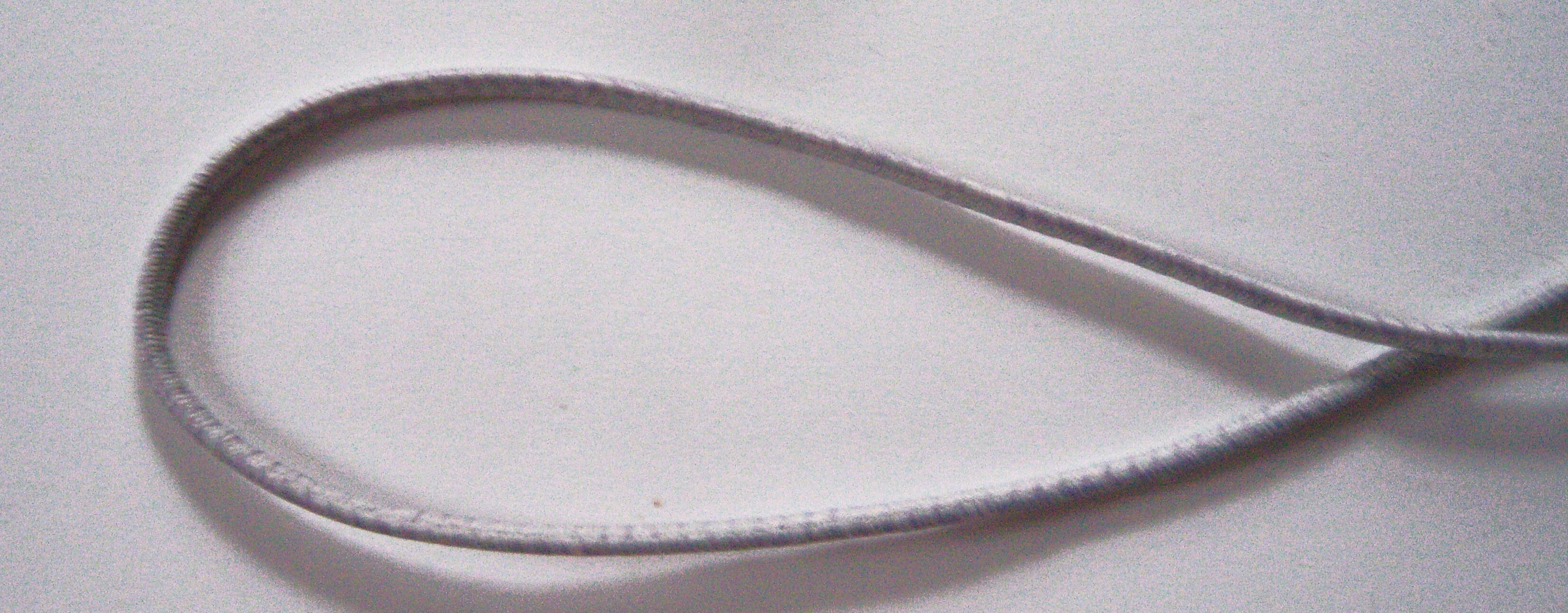 Grey Stripe 3/32 Inch Cord Elastic