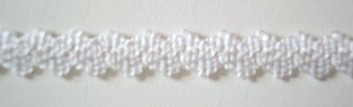 White Iridescent 1/4 Inch Elastic