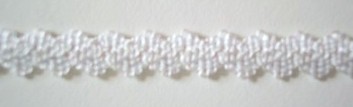 White Iridescent 1/4" Elastic