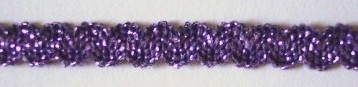 Purple Metallic 5/16 Inch Elastic