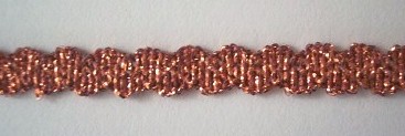 Copper Metallic 5/16 Inch Elastic
