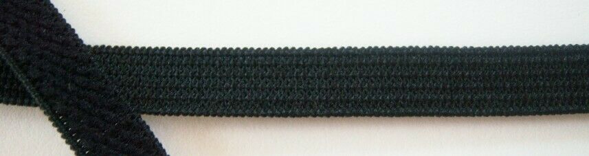 Black 1/4" Knitted Elastic