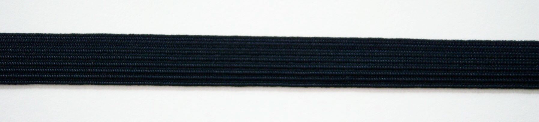 Black 1/4" Braid Elastic