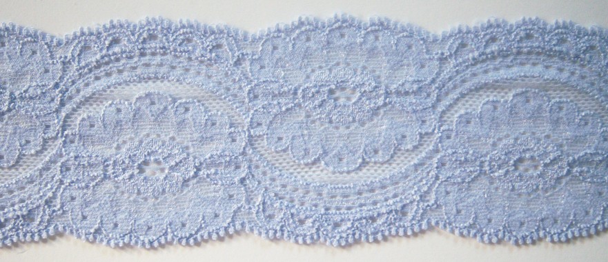 Vanity Fair Blue 2 1/2" Stretch Lace