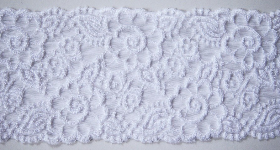 White Stretch Lace