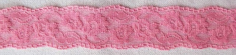 Carnation 1 1/2" Stretch Lace