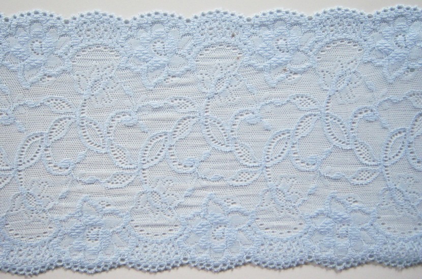 Light Blue 7" Stretch Lace