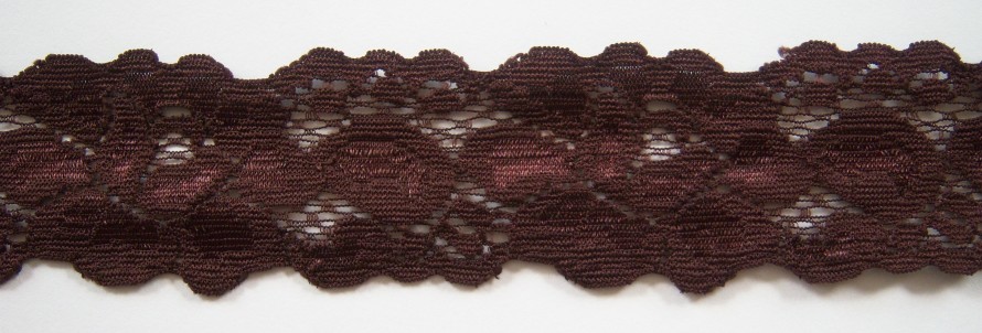 Brown/Espresso 2" Stretch Lace