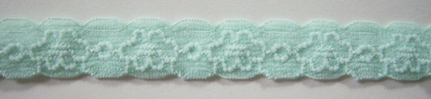 Mint 1/2" Stretch Lace