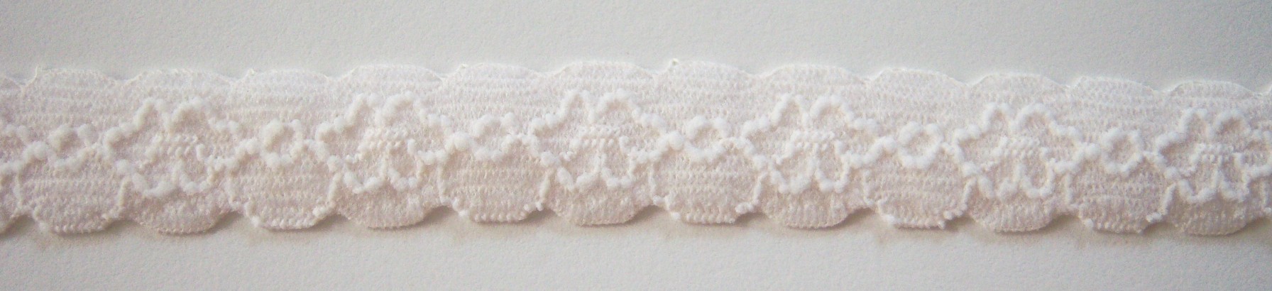 Palest Pink 9/16" Stretch Lace