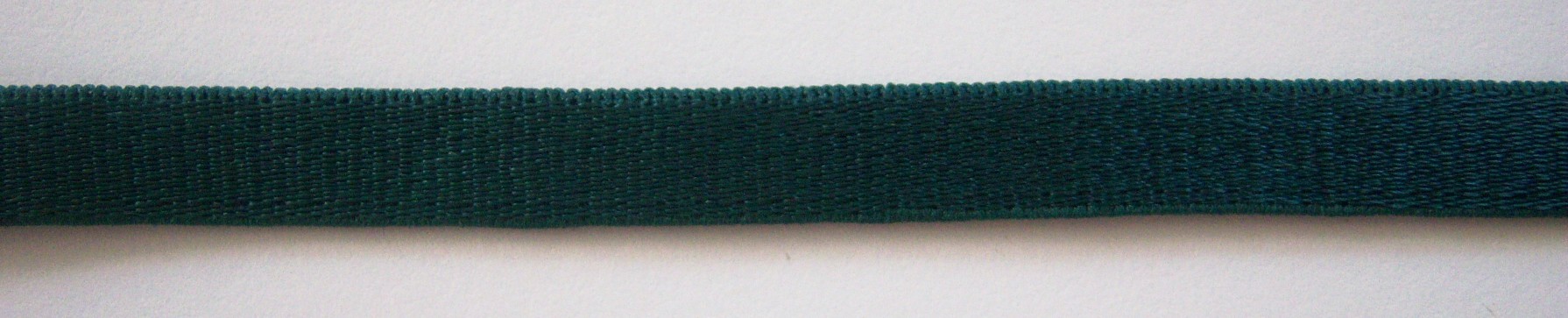 Forest Green Satin 3/8  Inch Sponge Back Elastic