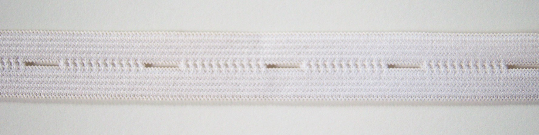 White Buttonhole Adjustable Maternity Elastic