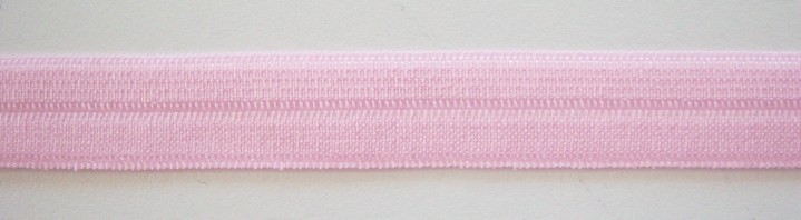 Pink Satin Fold Over Elastic