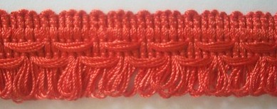 Conso Orange Rayon Loop Fringe 7/8" Trim