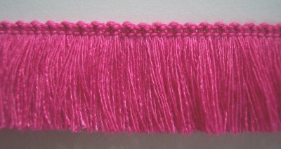 Hot Pink Fine Poly Fringe