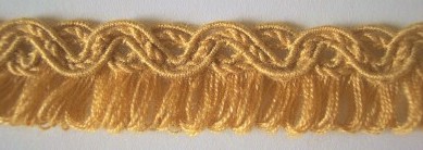 Lt Gold 7/8" Fringe