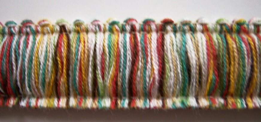 White Multi Brush Fringe
