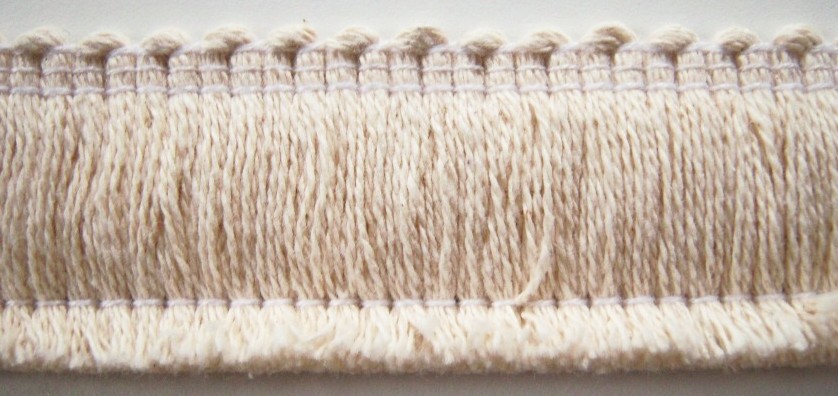 Natural Cotton 1 1/2" Brush Fringe