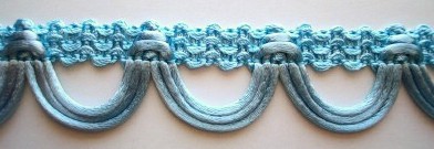 Blue 1 1/2" Fringe