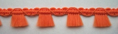 Orange 1/2" Fringe