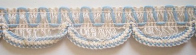 Natural/Sky Blue 1" Trim