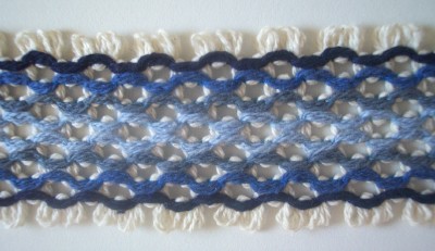Slate Ombre 2" Cluny Lace