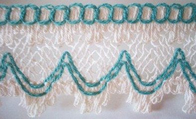 Natural/Mint 2" Lace