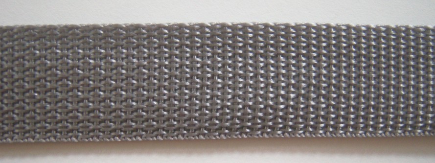 Grey Polypropylene 1" Webbing