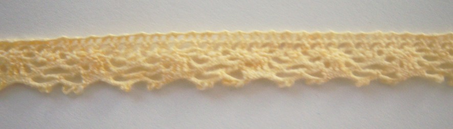 Maize Cotton 1/2" Cluny Lace