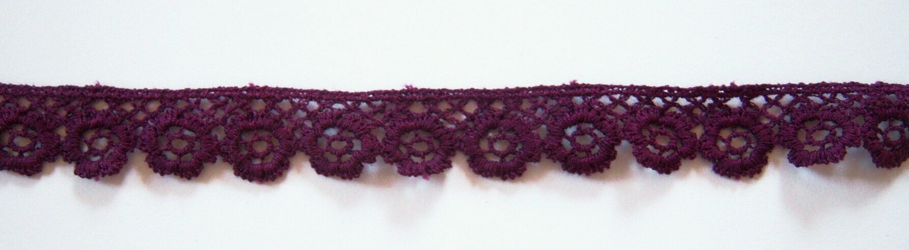 Aubergine 1/2" Venise Lace