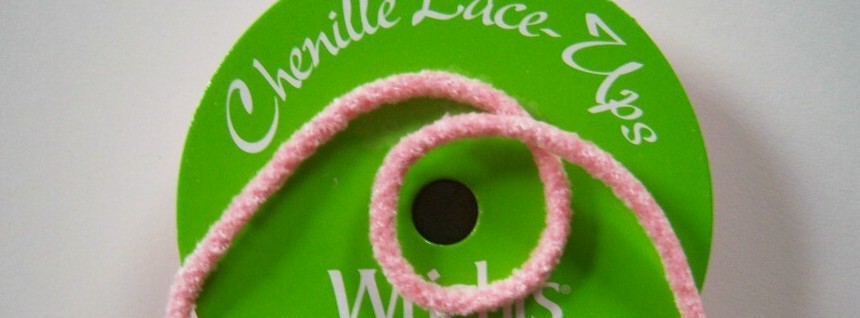 Pink Acrylic Chenille 1/8" Cord