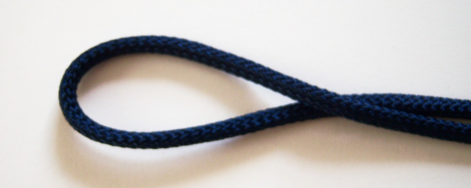 Navy Polyester 1/4" Cord