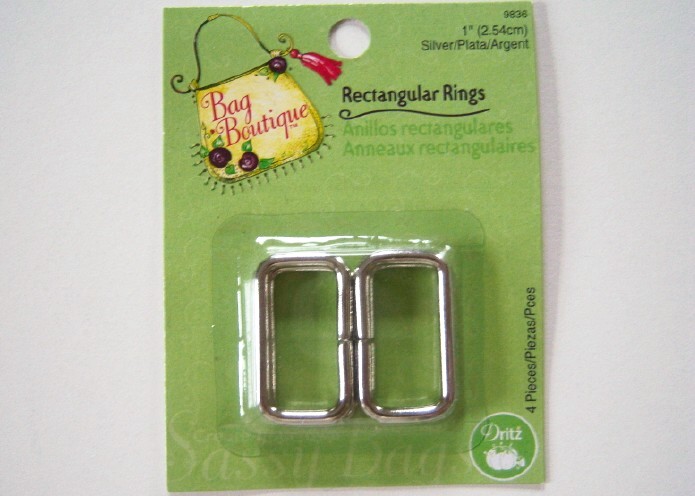 Dritz 9836 Nickel Rectangular Rings