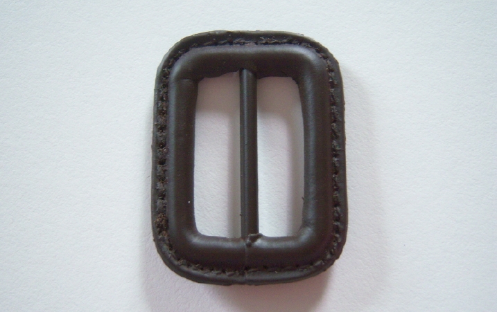 Brown 1 1/8" x 1 1/2" Plastic Buckle