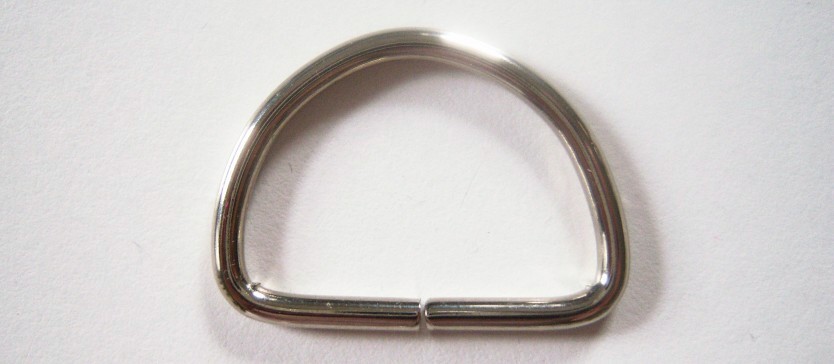 Nickel Heavy 1 1/2" Dee Ring