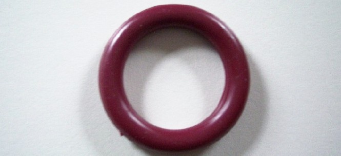 Cranberry 1/4" x 1 1/2" Plastic Ring