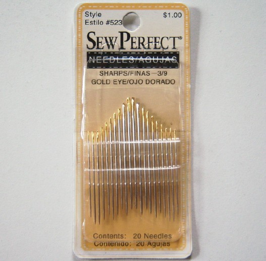 SP523 Gold Eye 3/9 Sharps Needles