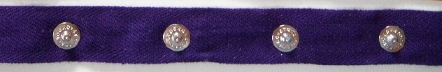 Purple Snap Fastener Tape