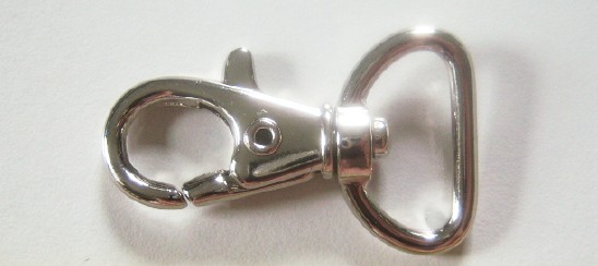 Nickel 1 5/8" Swivel Trigger Snap