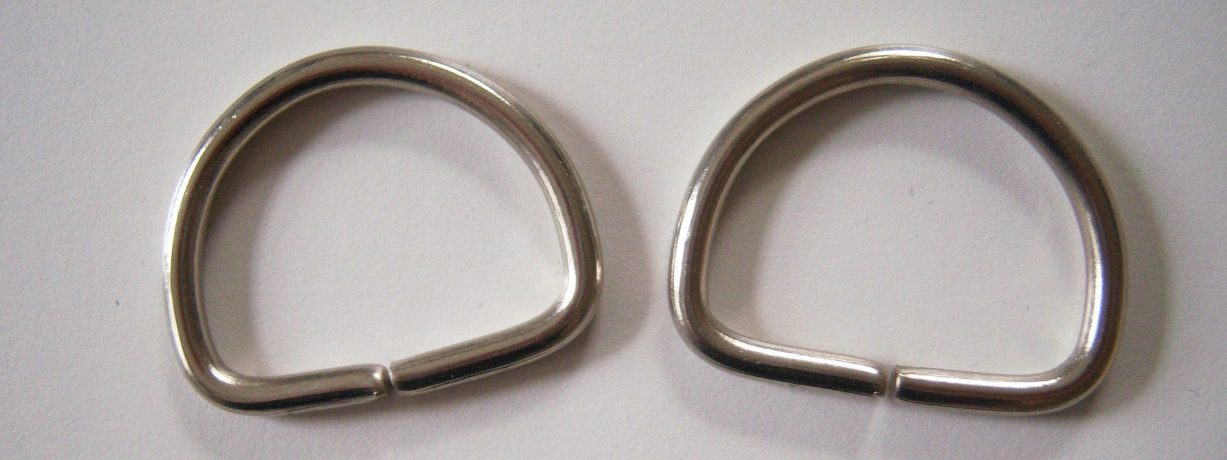 Nickel 1 3/8" Dee Ring