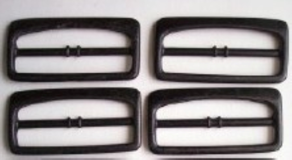 Black Notched 1 7/8" Buckle